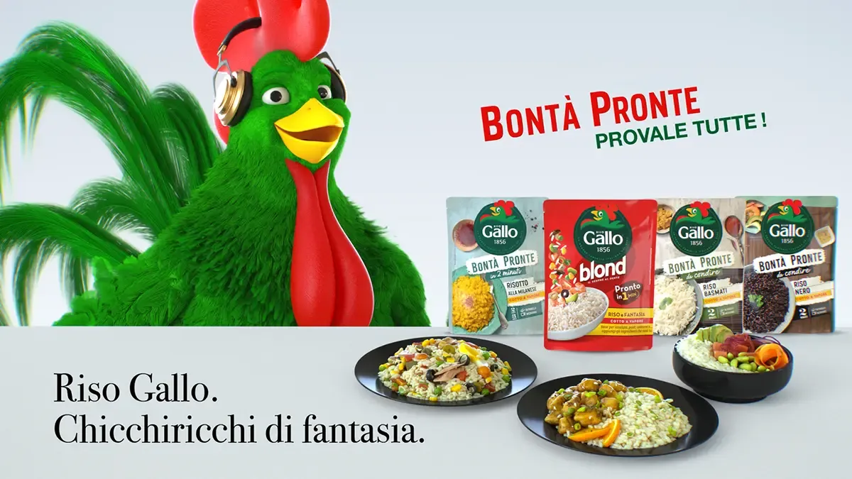 H7-25 Gallo Blond per la nuova campagna Riso Gallo