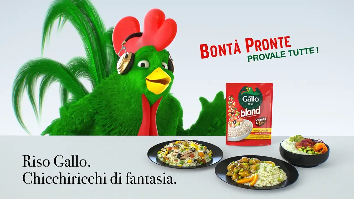 H7-25 Gallo Blond per la nuova campagna Riso Gallo